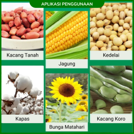 Alat Tanam Benih Jagung Kacang Padi Dorong Manual 8 Lubang