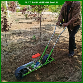 Alat Tanam Benih Biji Sayuran Dorong
