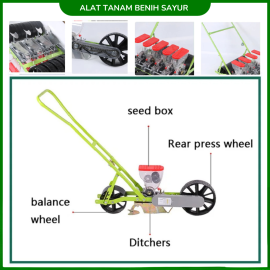 Alat Tanam Benih Biji Sayuran Dorong