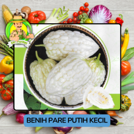 Benih Sayuran Pare Besar Putih Hijau Bibit Biji Tanaman