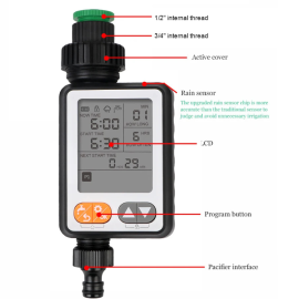 Digital Water Timer Otomatis Irigasi Tanaman