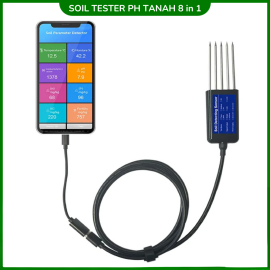 Soil Tester PH Tanah 8 in 1 Fertility Moisture