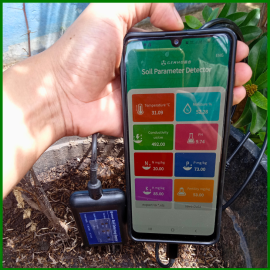 Soil Tester PH Tanah 8 in 1 Fertility Moisture
