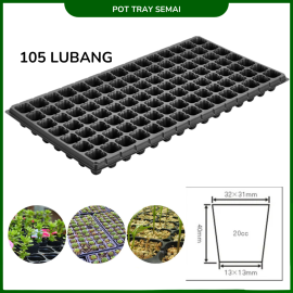 Tray Semai Sayuran Pot Benih Bibit Tanaman Hidroponik