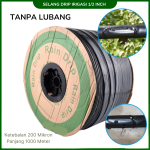 Selang Drip Irigasi Tanaman Pipa 1/2 Inch Tanpa Lubang