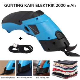 Gunting Kain Elektrik Power Baterai 2000 mAh