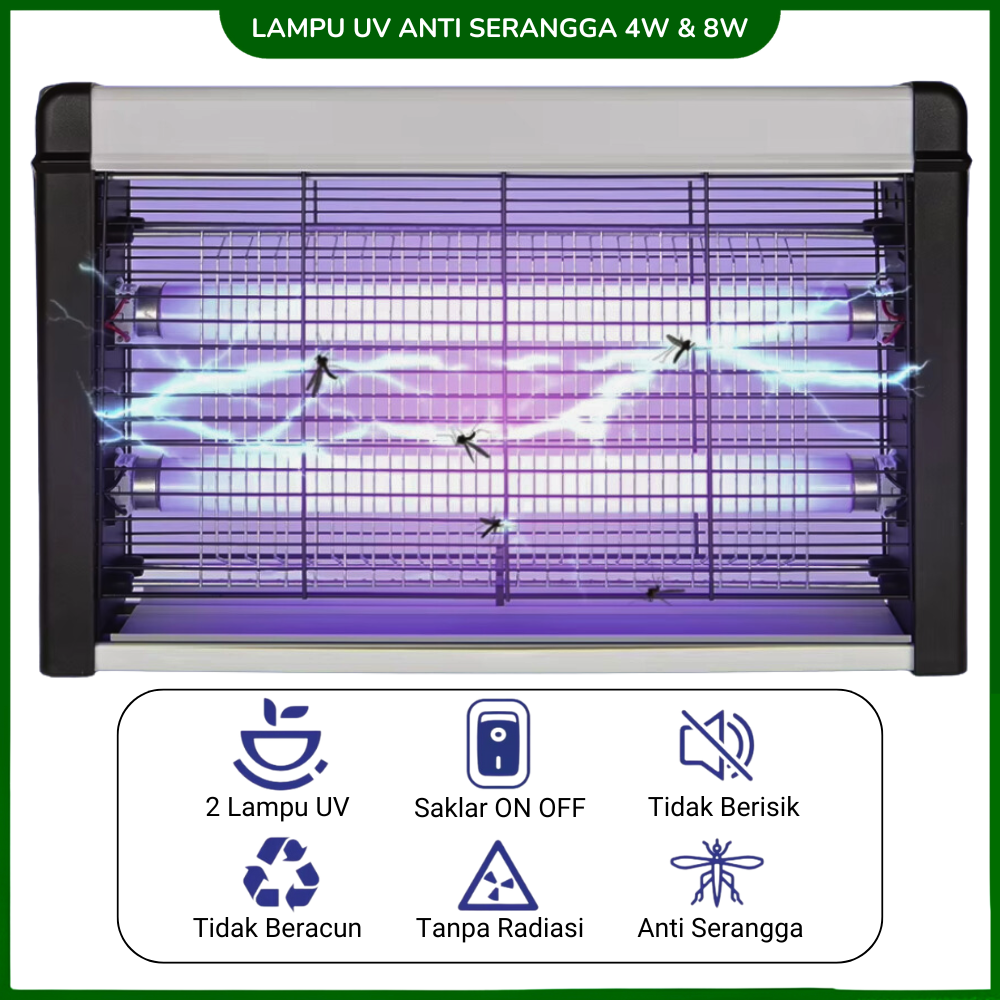 Lampu UV Perangkap Nyamuk Lalat Anti Serangga