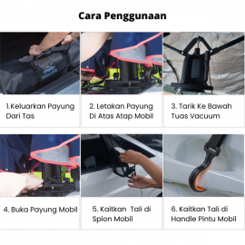 Payung Mobil Manual Portable Anti Panas