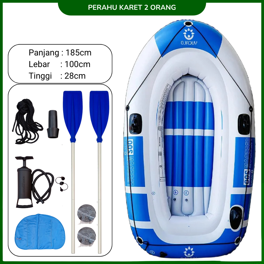 Perahu Karet Angin Kapasiitas 2 Orang