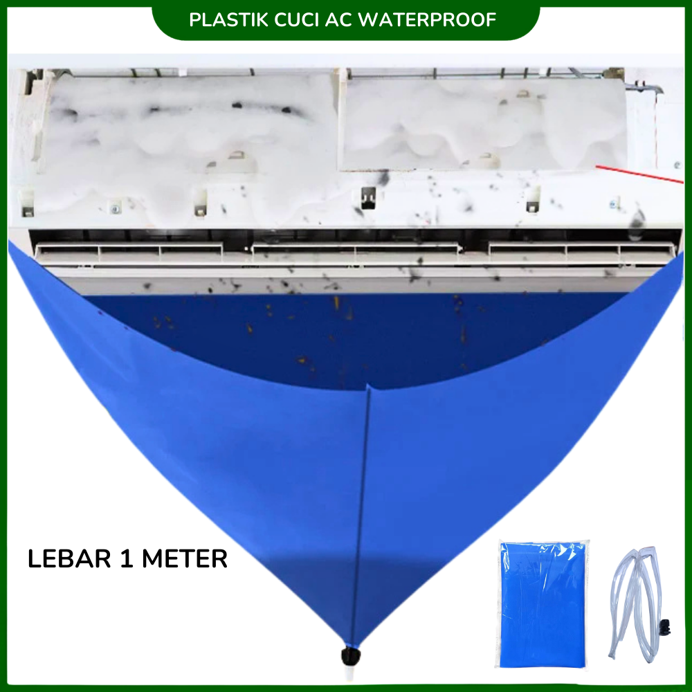 Plastik Cuci AC Air Conditioner Cover Waterproof