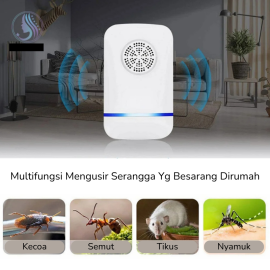 Ultrasonic Pengusir Tikus Nyamuk Pembasmi Serangga