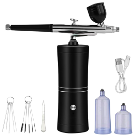 Mini Air Brush Kit Kompresor Airbrush Mini Spray paint Portable