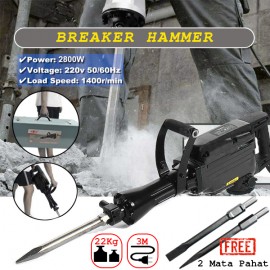 Mesin Bobok Beton Aspal Demolution Hammer Breaker 42 joule
