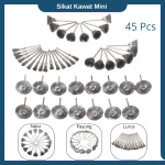 Sikat kawat 3 mm  sikat baja mini 45 pcs pembersih karat