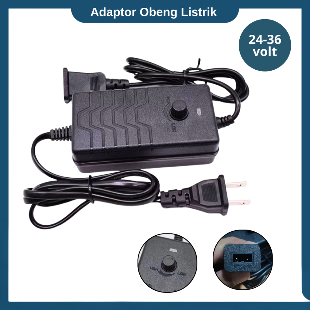 Adaptor power obeng listrik 24 - 36 Volt DC power suplay elektric screw driver