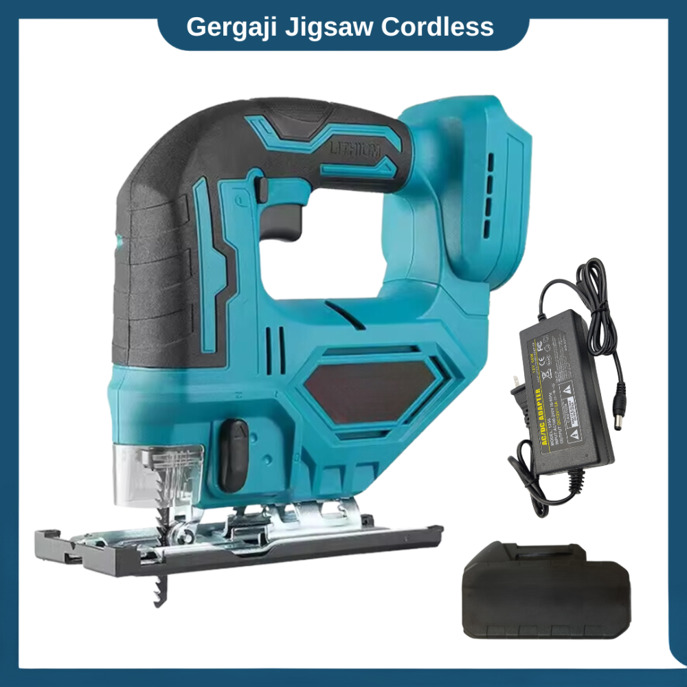 Mesin Gergaji Jigsaw Cordless Mesin Gergaji kayu Portable 20V