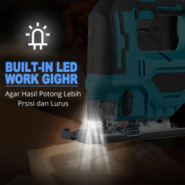 Mesin Gergaji Jigsaw Cordless Mesin Gergaji kayu Portable 20V