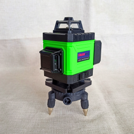 Laser Level 16 Line self leveling laser 4D laser hijau 2 baterai 