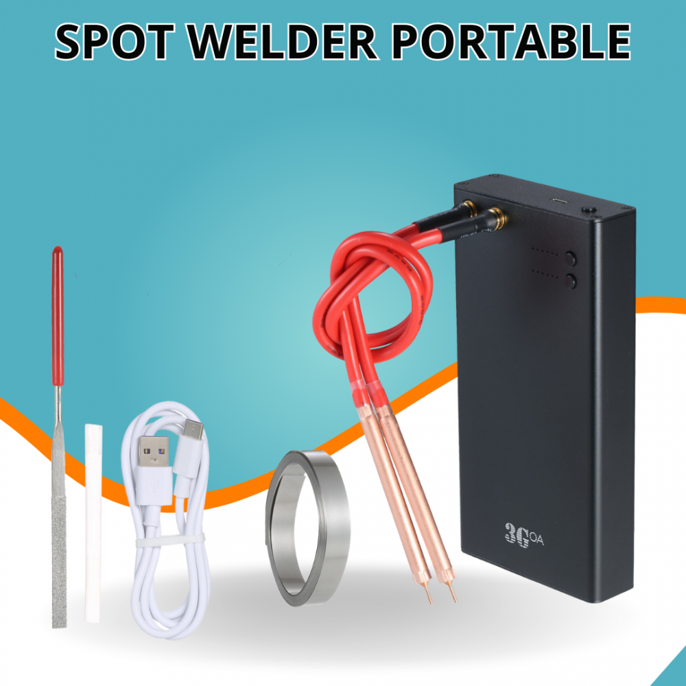 Spot Welder Solder nikel las patri baterai portable