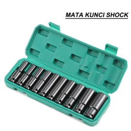 Impact Socket Mata Sok Kunci Impact Wrench 10 pcs