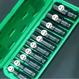 Impact Socket Mata Sok Kunci Impact Wrench 10 pcs