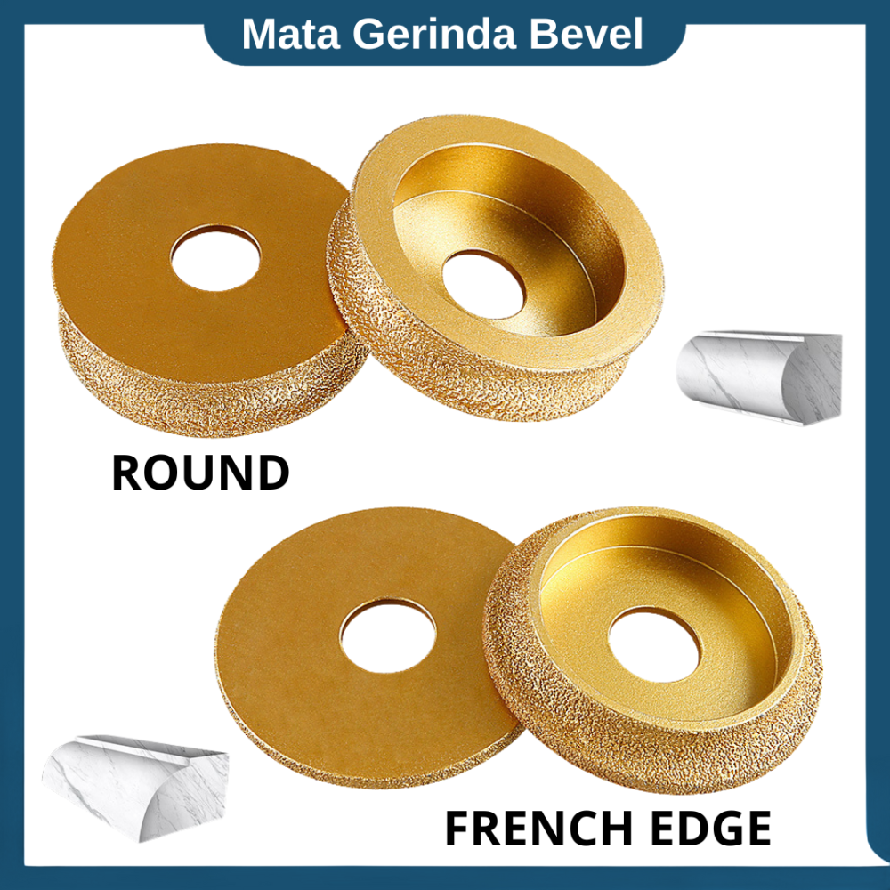 Mata Gerinda Bevel Bullnose Pinggul Granit mata diamond round 15 mm