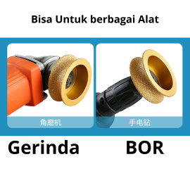 Mata Gerinda Bevel Bullnose Pinggul Granit mata diamond round 15 mm