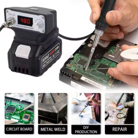 Solder T12 Portable Mesin Solder Baterai Solder timah