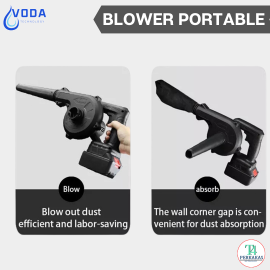 Mesin Blower angin Portable 21 volt Peniup blower dan vacuum 2 in 1