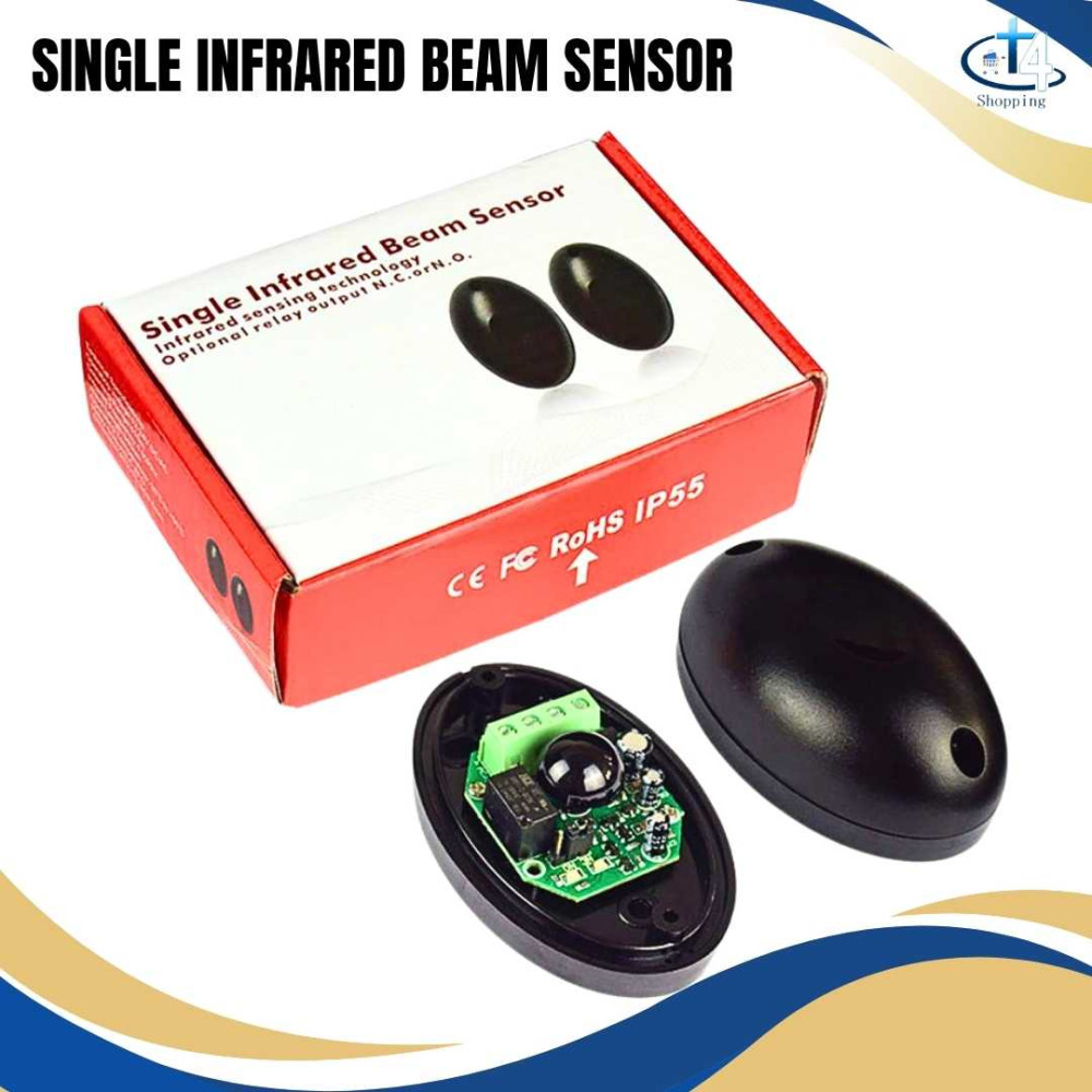 Photoelectric Beam Infrared Sensor Gerak Single Beam