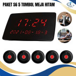 Calling System Bel Restoran Paket 5 Tombol Meja