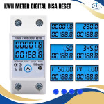 KWH Meter Digital 1 Phase Alat Pengukur Listrik Voltmeter Watt Meter