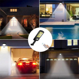 Lampu Jalan Sensor Tenaga Surya 120 COB Lampu Dinding 90W Waterproof