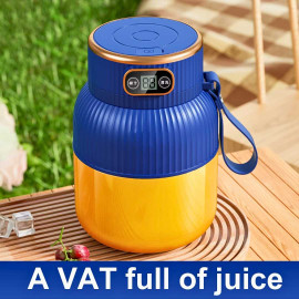 Blender Juicer Portable Juice Blender 10 Pisau Jus Belender Buah 600ml 2400mAh