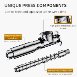 Mesin Press Oil Minyak Biji Bijian Kacang Otomatis Mesin Penghasil minyak Digital Stainless Steel