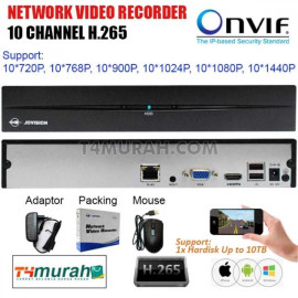 NVR Ip Camera Cctv Jovision 10 Channel H.265