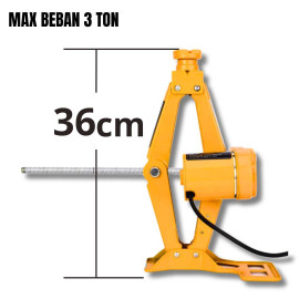 Dongkrak Mobil Elektrik 12V 3 Ton Electric Car Jack Dongkrak Mobil Hidrolic Portable