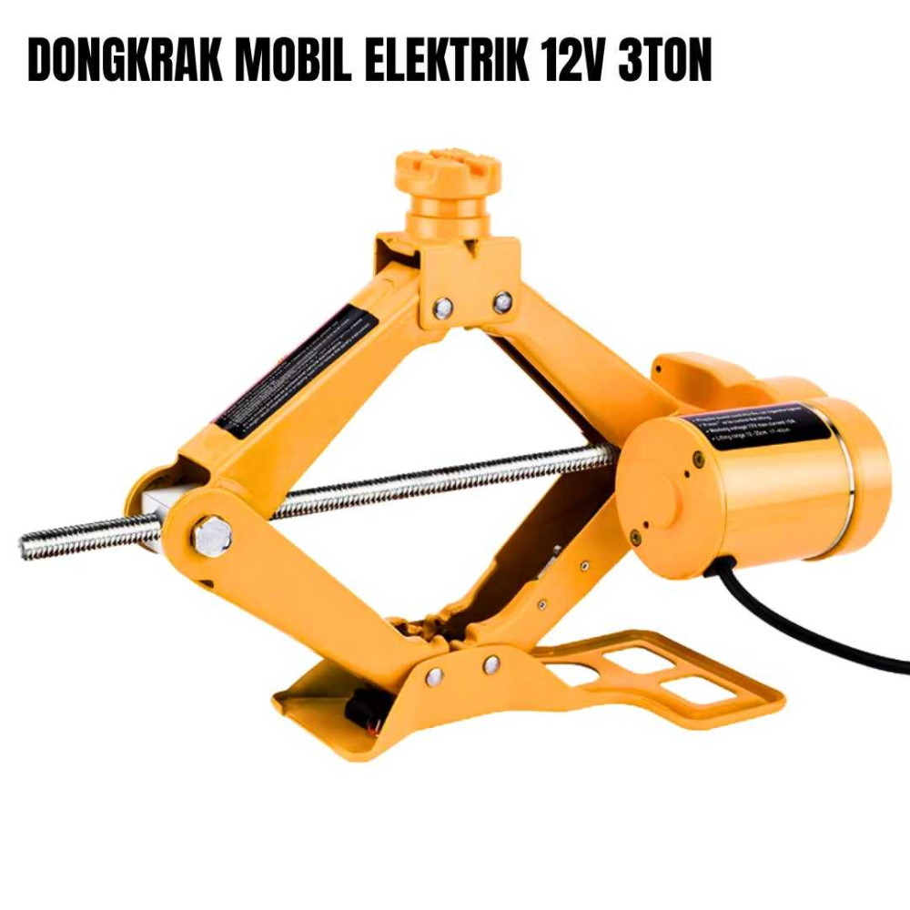 Dongkrak Mobil Elektrik 12V 3 Ton Electric Car Jack Dongkrak Mobil Hidrolic Portable