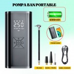 Pompa Angin Mobil Portable Car Air Inflator Digital 150 PSI 6000mAh