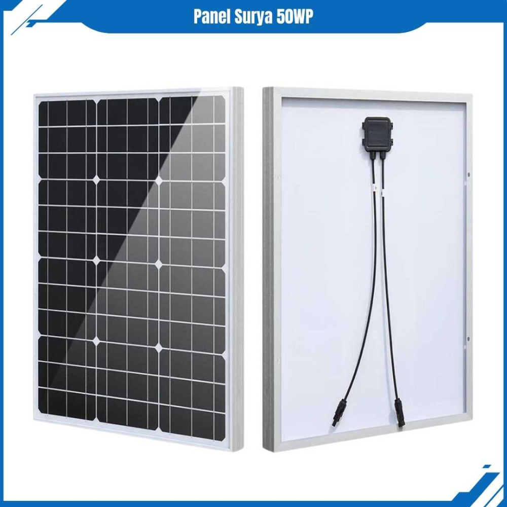 Panel Surya 50WP Pembangkit Listrik Tenaga Surya Matahari