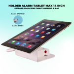 Alarm Tablet Holder Alarm Pengaman Ipad Support semua Jenis Tablet Max 14 Inch