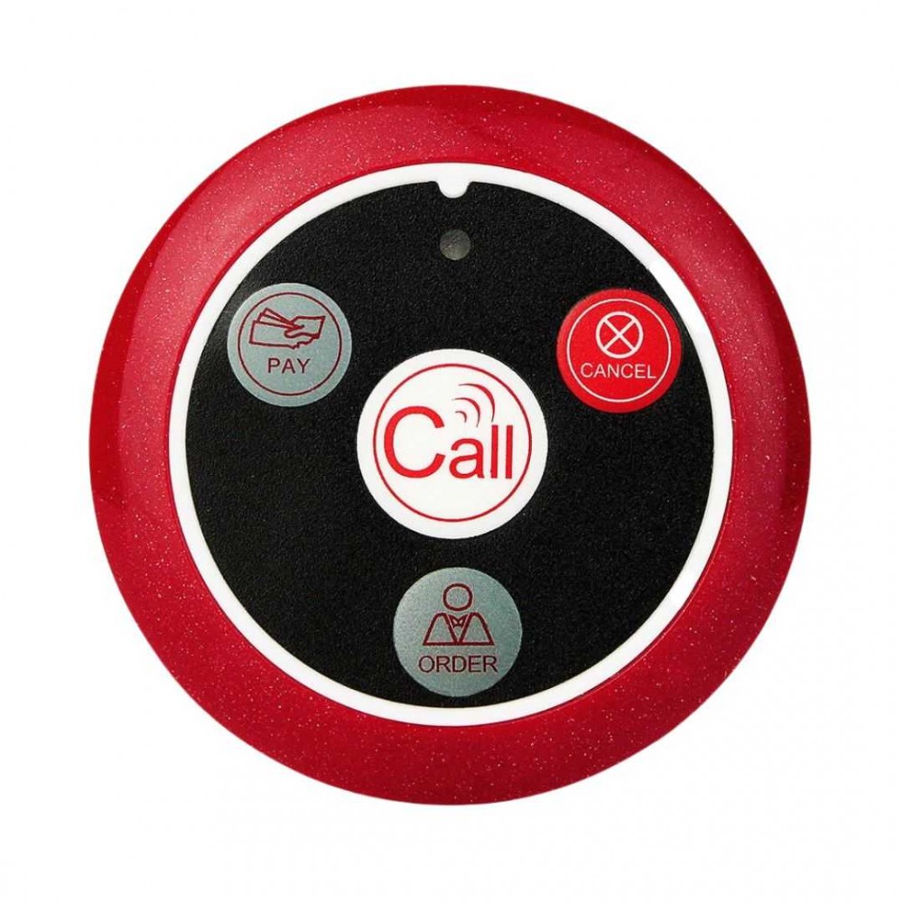 Button Calling System Merah Bel Meja Untuk Restoran