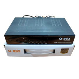 Q-BOX Set Top Box Digital Combo DVB S2+T2 Super HD Support Parabola 