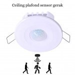 Saklar Lampu Ceiling Plafon Sensor Gerak PIR Delay 0-6 Menit