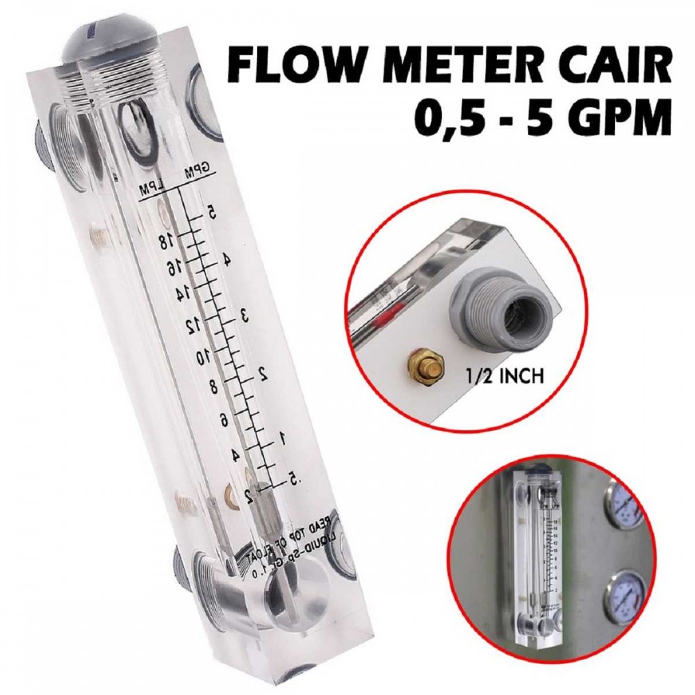 Flow meter Cairan Pengukur Debit Air 5 GPM 