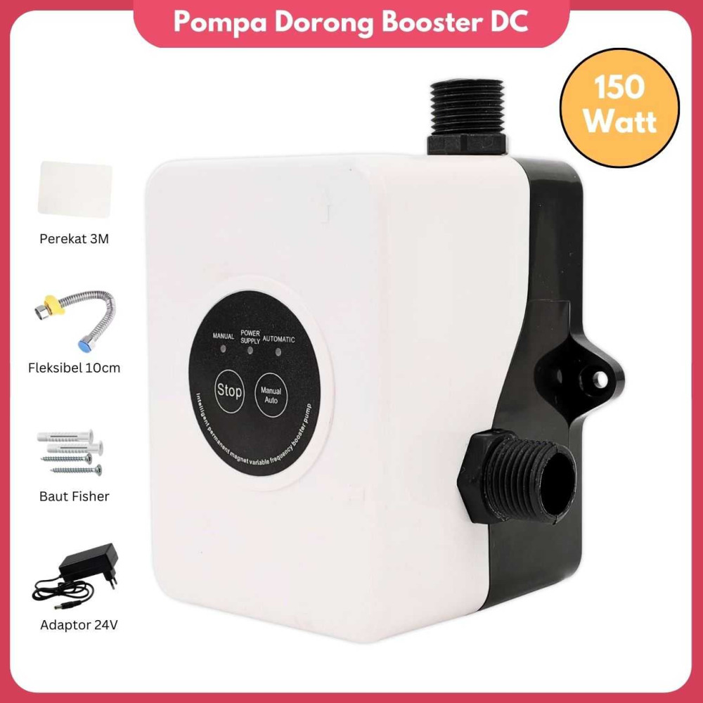 Pompa Pendorong Air Otomatis DC 24V 150 Watt