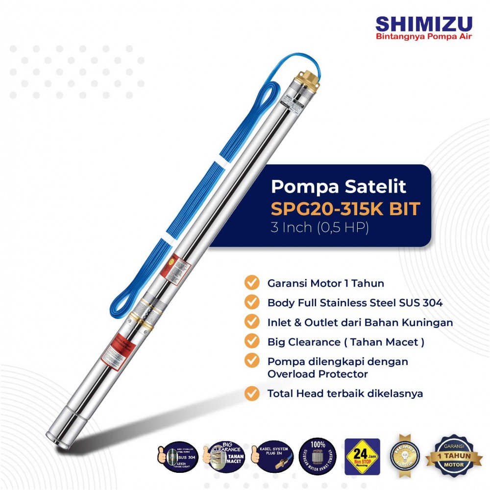 Pompa Satelit Shimizu SPG20-315K BIT