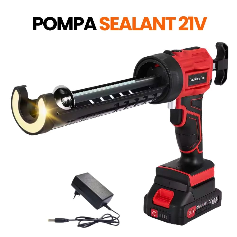 Pompa Sealant Portable 21 Volt Caulking Gun Elektrik