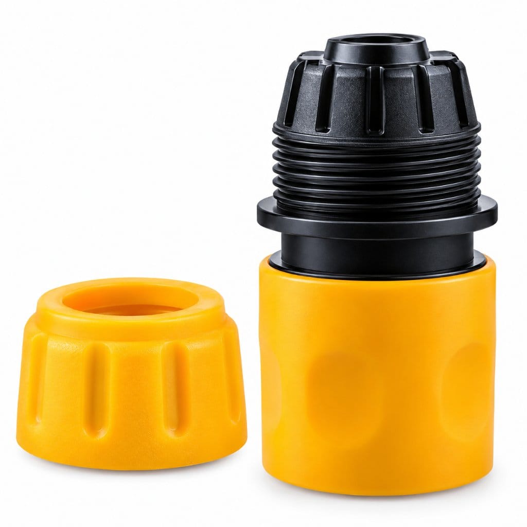 Konektor Selang Air 1/2 Inch Quick Release Fast Connector Sambungan Klik Selang Taman Cuci Mobil 16mm Anti Bocor - Gambar 2