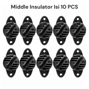 Middle Insulator Jalur Kawat Pagar Listrik Untuk Tembok dan Besi Isi 10 PCS